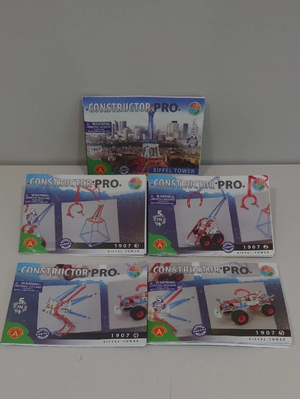 Toys Constructor PRO Eiffel Tower 5 in 1